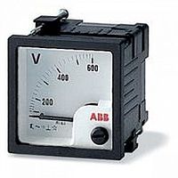 Вольтметр щитовой ABB VLM 600В AC, аналоговый, кл.т. 1,5 |  код. 2CSG111230R4001 |  ABB